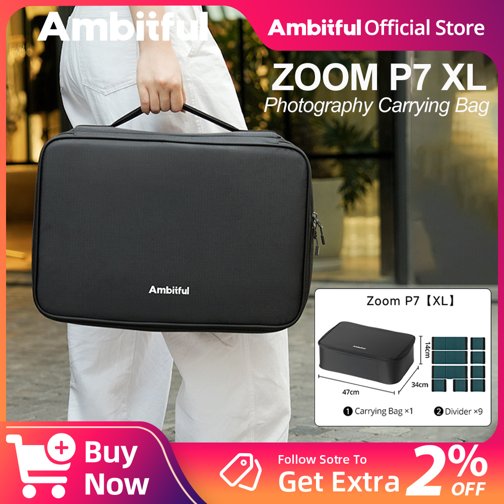 Drone Camera Filter - Ambitful ZOOM P7II XL Borsa da