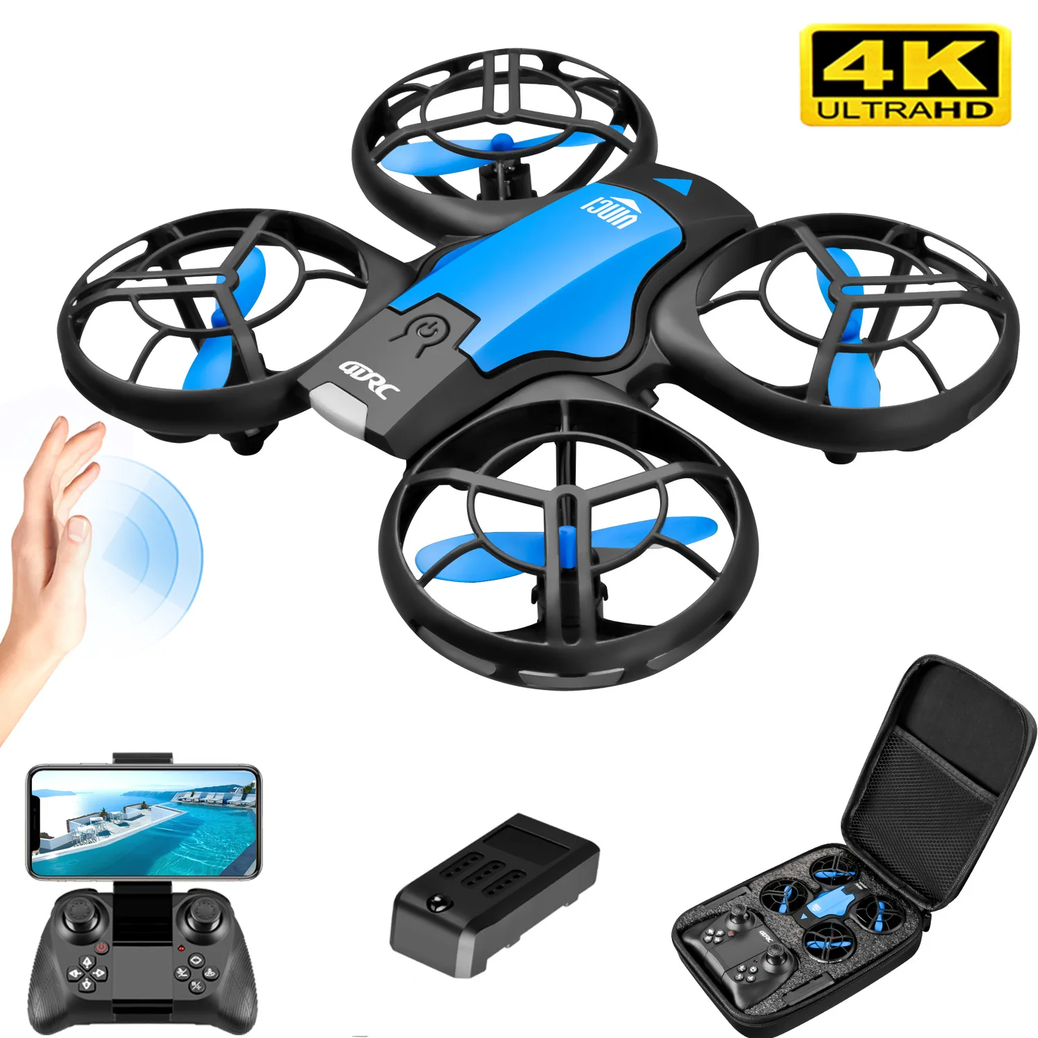 Nuovo Mini Drone V8 con Teleca - Drone Camera 4K recensione e prezzo