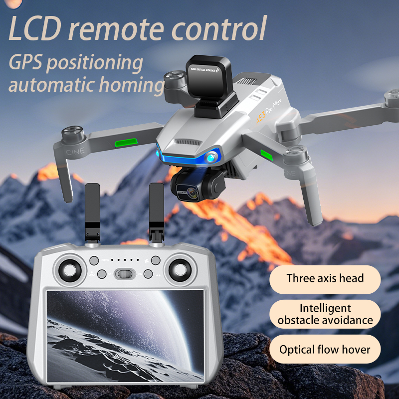 AE3 PRO Max NUOVO LCD SC GPS D - Drone Camera With Gimbal recensione e prezzo