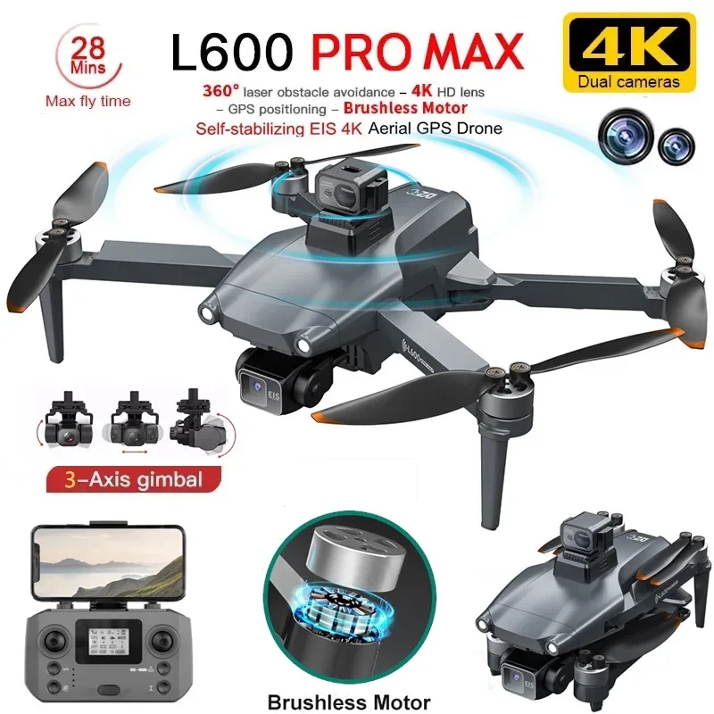 L600 PRO MAX GPS Drone Profess - Drone Camera With Gimbal recensione e prezzo
